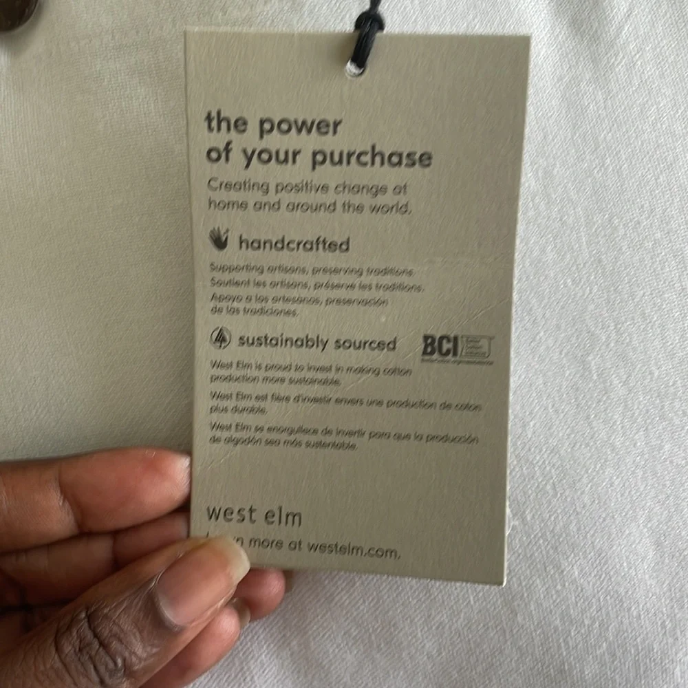 Set of 2 West elm pillow cover